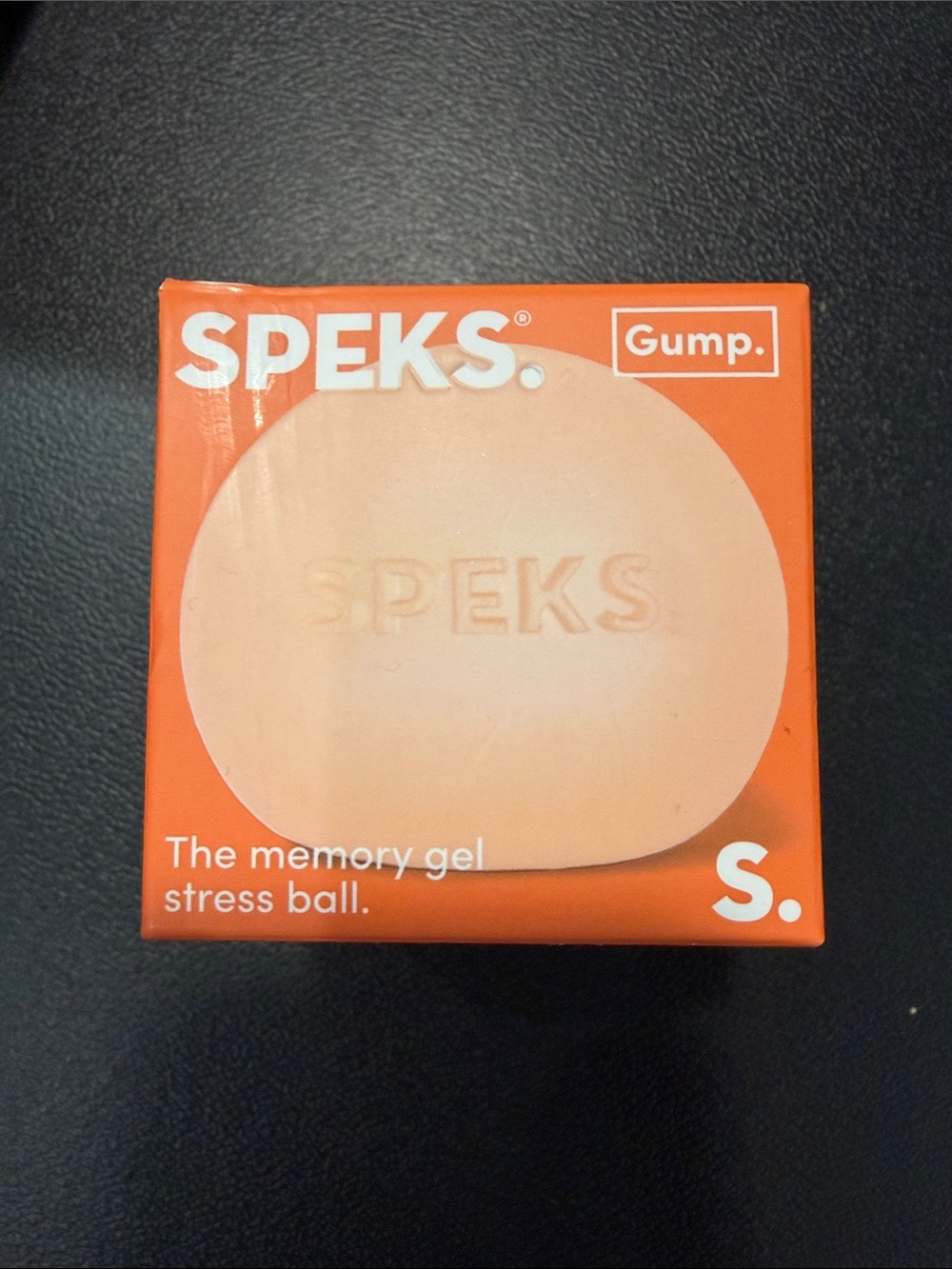 SPEKS Gump Peach Memory Gel Stress Ball - Kids Learning Toy